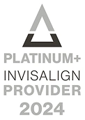 Invisalign Platinum Provider 2024 badge